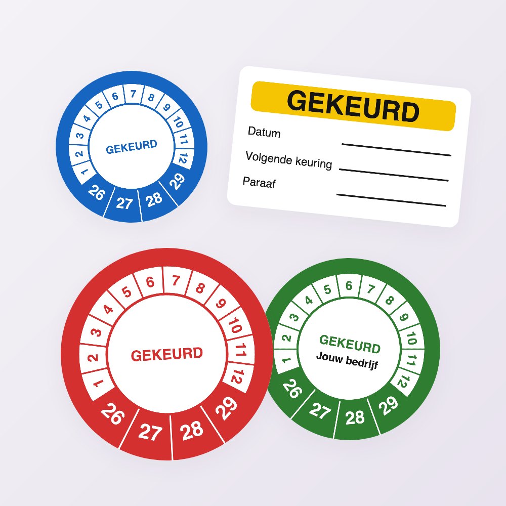Keuringsstickers